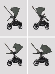 Silver Cross Pewter Breez Pram - Image 5 of 6