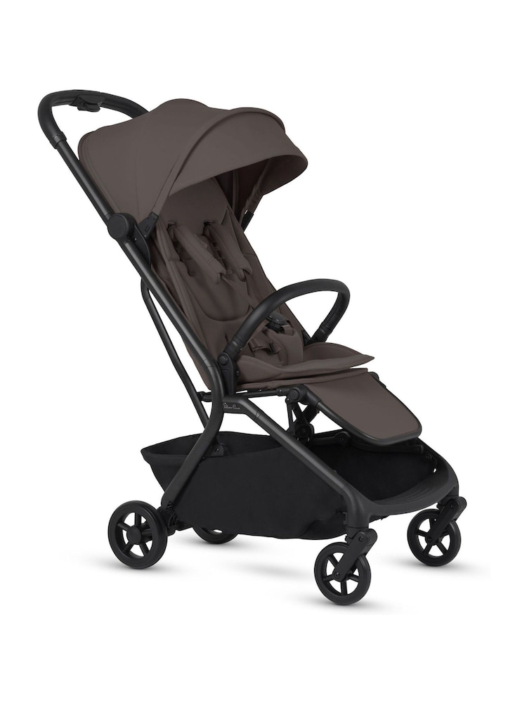 Silver Cross Chocolate Nia Compact Travel Stroller - Image 1 of 6 Silver Cross Chocolate Nia Compact Travel Stroller - Image 1 of 6