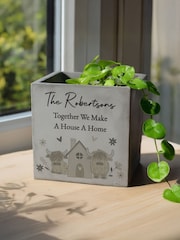 Personalised Highland Cow Concrete Plant Pot by PMC - Image 1 of 3