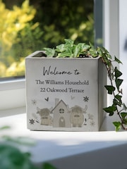 Personalised Highland Cow Concrete Plant Pot by PMC - Image 2 of 3