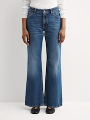 Nudie Jeans Blue Dusty Dee Jeans - Image 3 of 14