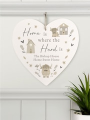 Personalised Highland Cow Heart Ornament by PMC - Image 3 of 3