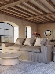 Abigail Ahern Maroon Madison Mega 4 Seater Sofa - Image 1 of 4