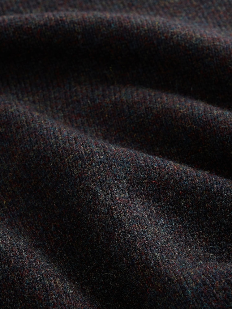 Brown Signature Lambswool Quarter Zip Jumper - Image 9 of 9 Brown Signature Lambswool Quarter Zip Jumper - Image 9 of 9