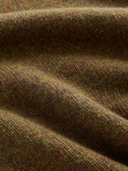 Օքրա դեղին - Signature Lambswool Quarter Zip Jumper - Պատկեր 8 9-ից