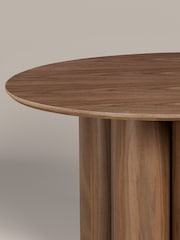 Cult Furniture Walnut Noelle Round Coffee Table - Image 5 of 5