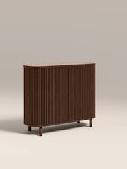 Cult Furniture Smoked Walnut Santana Wooden 2 Door Sideboard - Image 3 of 8