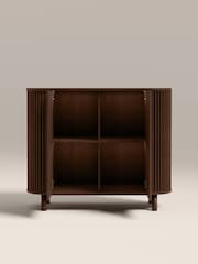 Cult Furniture Smoked Walnut Santana Wooden 2 Door Sideboard - Image 7 of 8