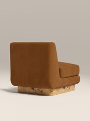 Cult Furniture Caramel Brown Harrison Boucle Accent Chair - Image 6 of 8