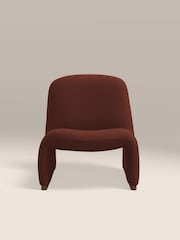 Cult Furniture Rust Red Arlet Velvet Accent Chair - Image 3 of 8