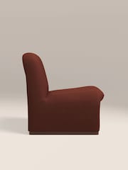 Cult Furniture Rust Red Arlet Velvet Accent Chair - Image 5 of 8