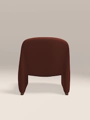 Cult Furniture Rust Red Arlet Velvet Accent Chair - Image 7 of 8