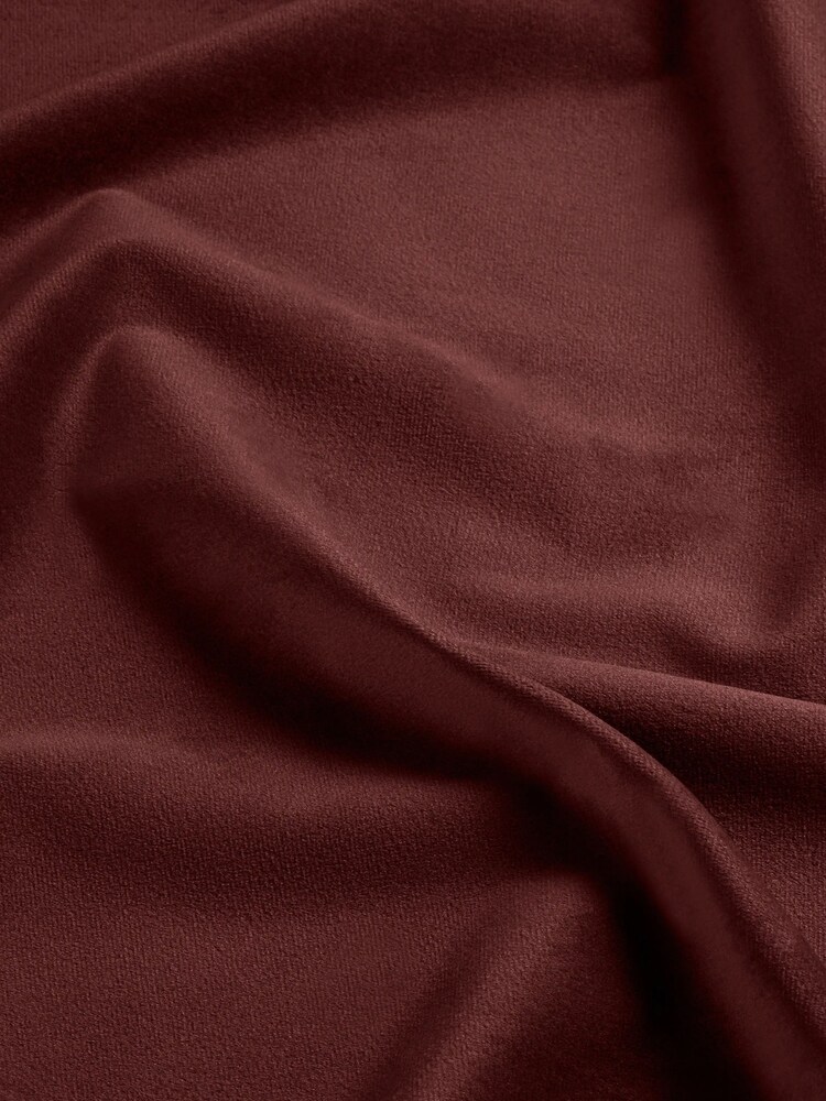 Cult Furniture Rust Red Arlet Velvet Accent Chair - Image 8 of 8