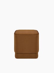 Cult Furniture Caramel Brown Soho Velvet Pouffe - Image 2 of 5
