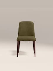 Cult Furniture Set of 2 Moss Green Amari Velvet Dining Chairs - Image 3 of 8