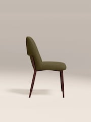 Cult Furniture Set of 2 Moss Green Amari Velvet Dining Chairs - Image 5 of 8