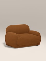 Cult Furniture Caramel Brown Cloud Boucle Armchair - Image 2 of 8