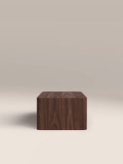 Cult Furniture Walnut Sabel Rectangle Stone Coffee Table - Image 5 of 6