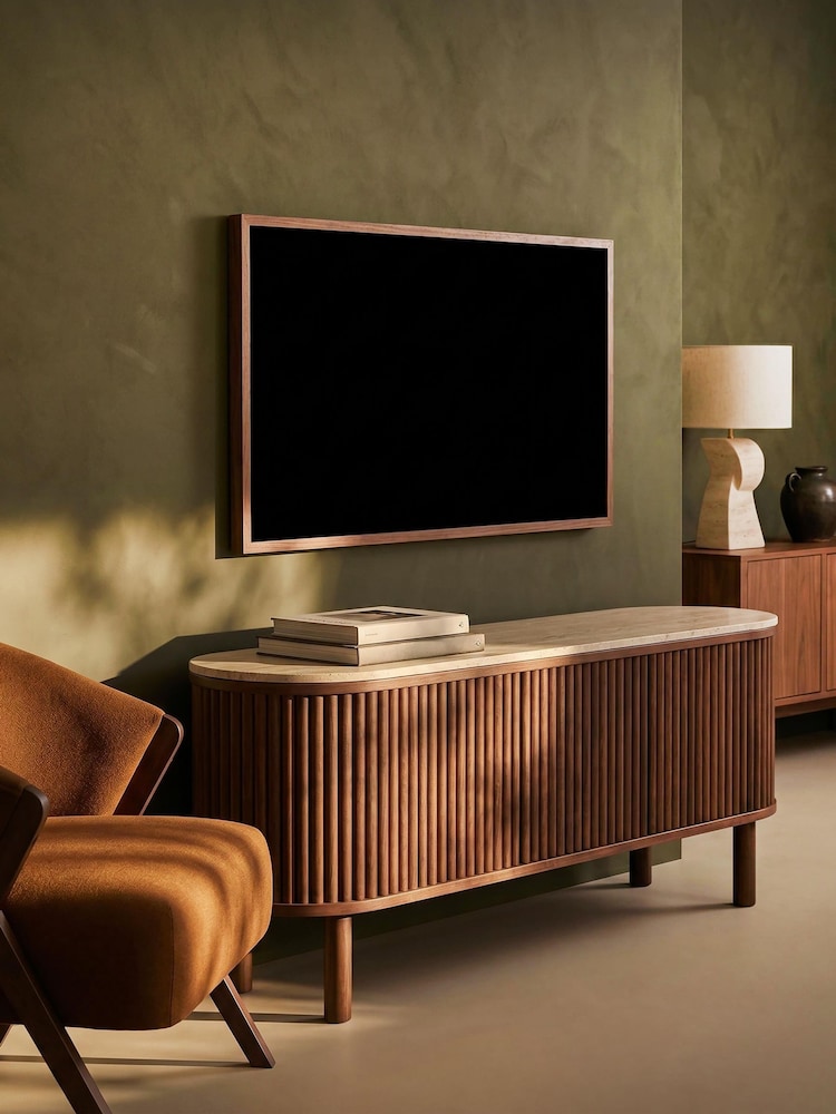Cult Furniture Smoked Walnut Santana Wooden TV Stand - Image 1 of 8