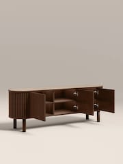 Cult Furniture Smoked Walnut Santana Wooden TV Stand - Image 6 of 8