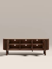 Cult Furniture Smoked Walnut Santana Wooden TV Stand - Image 7 of 8