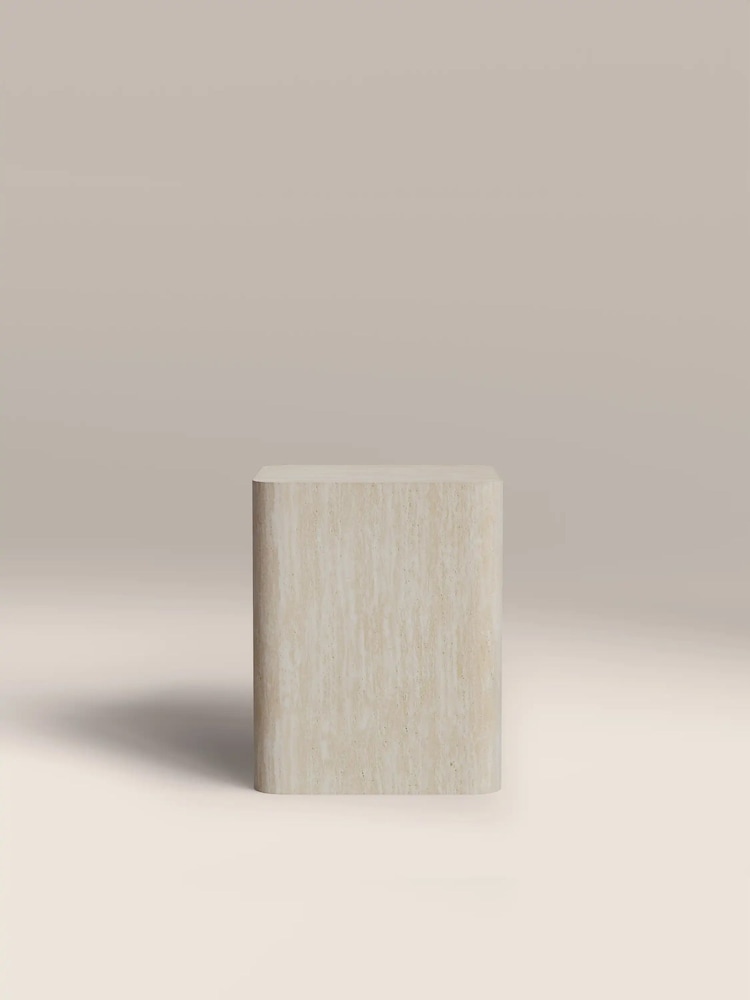 Cult Furniture Natural Sabel Square Wooden Side Table - Image 2 of 5 Cult Furniture Natural Sabel Square Wooden Side Table - Image 2 of 5