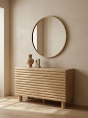 Cult Furniture Oak Effect Raphael Wooden 2 Door Sideboard - Image 1 of 7