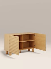 Cult Furniture Oak Effect Raphael Wooden 2 Door Sideboard - Image 6 of 7