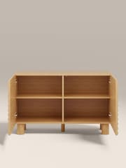 Cult Furniture Oak Effect Raphael Wooden 2 Door Sideboard - Image 7 of 7