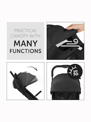 hauck Black Travel N Care Compact Pushchair - Image 2 of 6