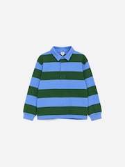 ARKET Blue Rugby Shirt - Image 1 of 2