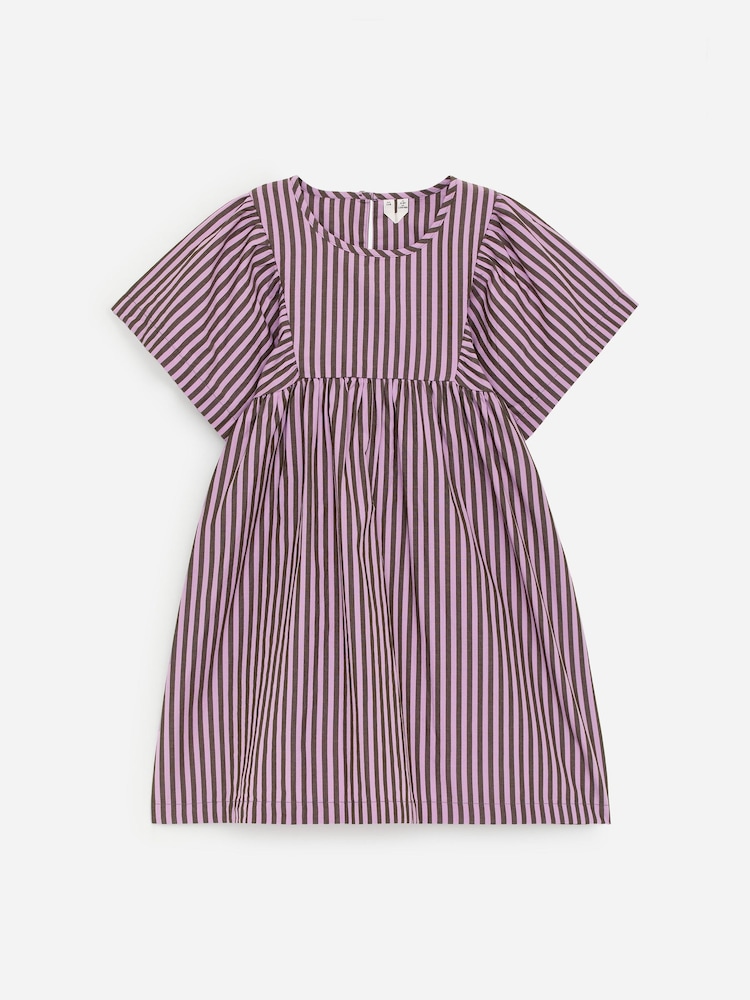 ARKET Purple Cotton Poplin Dress - Image 1 of 3