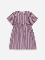 ARKET Purple Cotton Poplin Dress - Image 2 of 3