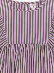 ARKET Purple Cotton Poplin Dress - Image 3 of 3