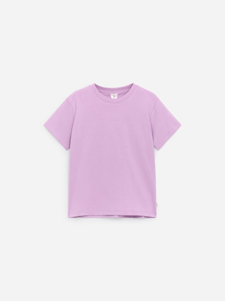 ARKET Purple Crew Neck T-Shirt - Image 2 of 3