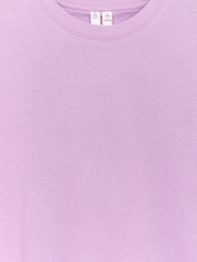 ARKET Purple Crew Neck T-Shirt - Image 3 of 3
