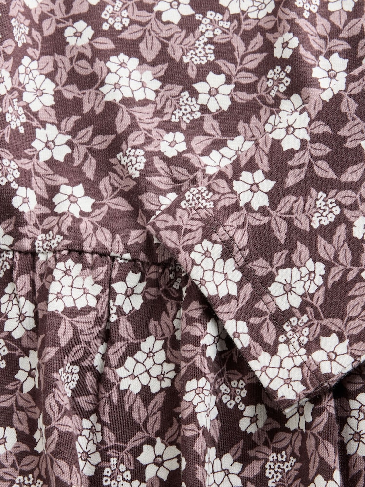 The Set 3 Pack Long Sleeve Jersey Skater Dress Purple Print/Stripe - Image 12 of 12 The Set 3 Pack Long Sleeve Jersey Skater Dress Purple Print/Stripe - Image 12 of 12