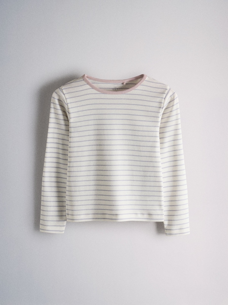 The Set 4 Pack Cotton Jersey Long Sleeve Snuggle Pyjamas Blue - Image 2 of 11 The Set 4 Pack Cotton Jersey Long Sleeve Snuggle Pyjamas Blue - Image 2 of 11
