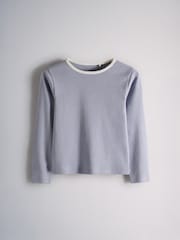 The Set 4 Pack Cotton Jersey Long Sleeve Snuggle Pyjamas Blue - Image 5 of 11