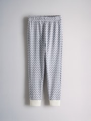 The Set 4 Pack Cotton Jersey Long Sleeve Snuggle Pyjamas Blue - Image 8 of 11