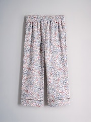 The Set 2 Pack Long Sleeve Viscose Blend Jersey Pyjamas Blue/Ditsy Print - Image 3 of 7