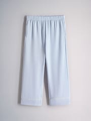 The Set 2 Pack Long Sleeve Viscose Blend Jersey Pyjamas Blue/Ditsy Print - Image 5 of 7