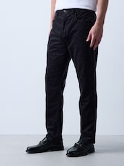 Charcoal Grey Slim Fit Motionflex Cord Trousers - Image 1 of 6