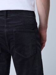 Charcoal Grey Slim Fit Motionflex Cord Trousers - Image 4 of 6