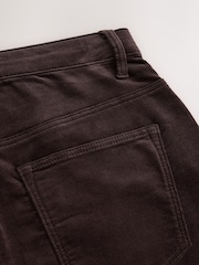 Dark Purple Slim Fit Motionflex Cord Trousers - Image 10 of 10