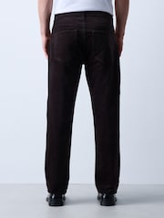Dark Purple Slim Fit Motionflex Cord Trousers - Image 3 of 7