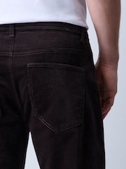 Dark Purple Slim Fit Motionflex Cord Trousers - Image 4 of 7