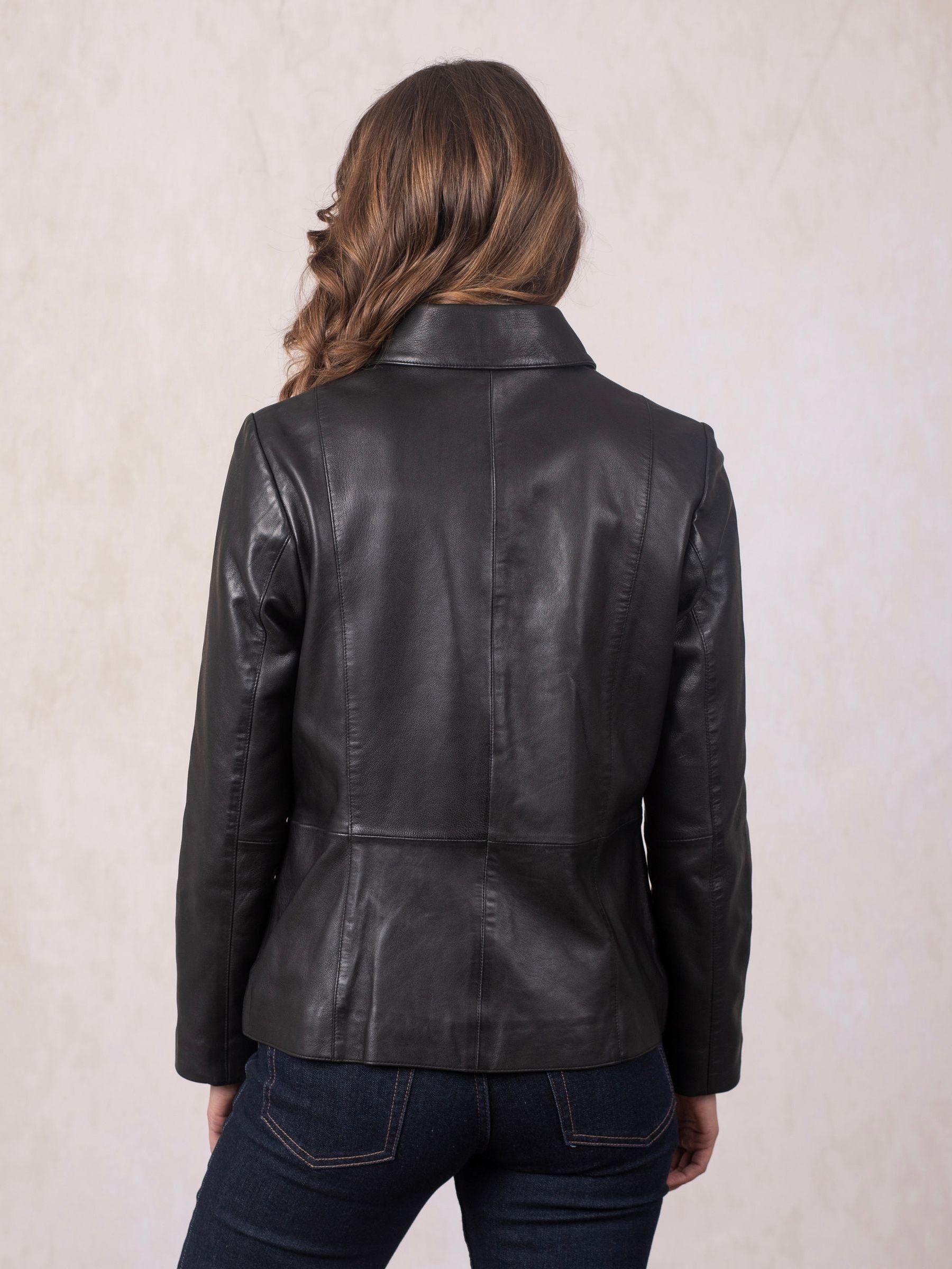 Buy Lakeland Leather Black Borrowdale Collared Jacket from Next