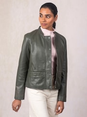 Lakeland Leather Green Keisley Jacket - Image 1 of 6