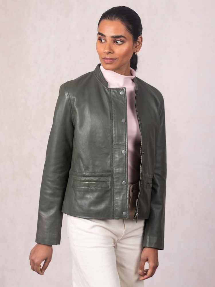Lakeland Leather Green Keisley Jacket - Image 1 of 6